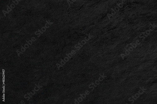 Dark grey black slate background or texture. Black granite slabs background. 
