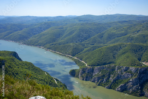 View from the top, Veliki Strbac, Miroc Mountain, Serbia 