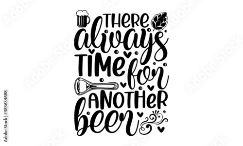  Hand lettering text. Design template for greeting cards, invitations, banners, pub menu, beerhouse, brewery poster, label, or logo. gifts, prints, and posters. Calligraphic inscription.