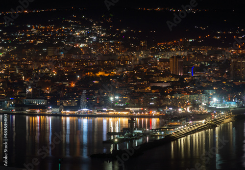 night view of the city © damianbn