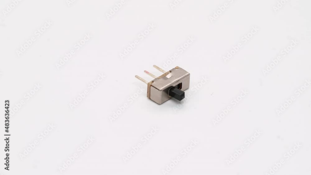 Push button switch. Electronic component for DIY engineering. Push button switch. Electronic component for DIY engineering.