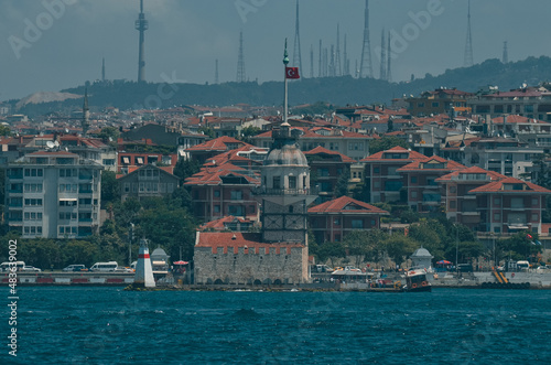 istanbul views hagiasofia maidens tower boats ports bridge ortakoy mosque haydarpasa  photo