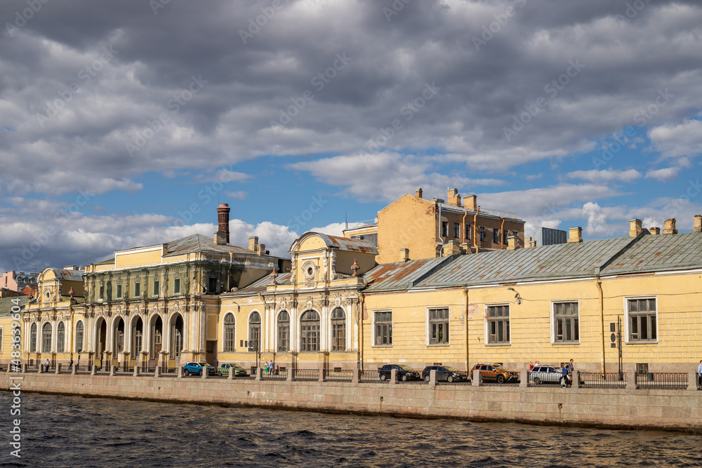 Russia, St. Petersburg, Fontanka river, Summer garden, summer 2021