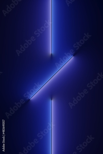 blue line light background screen, mobile phone