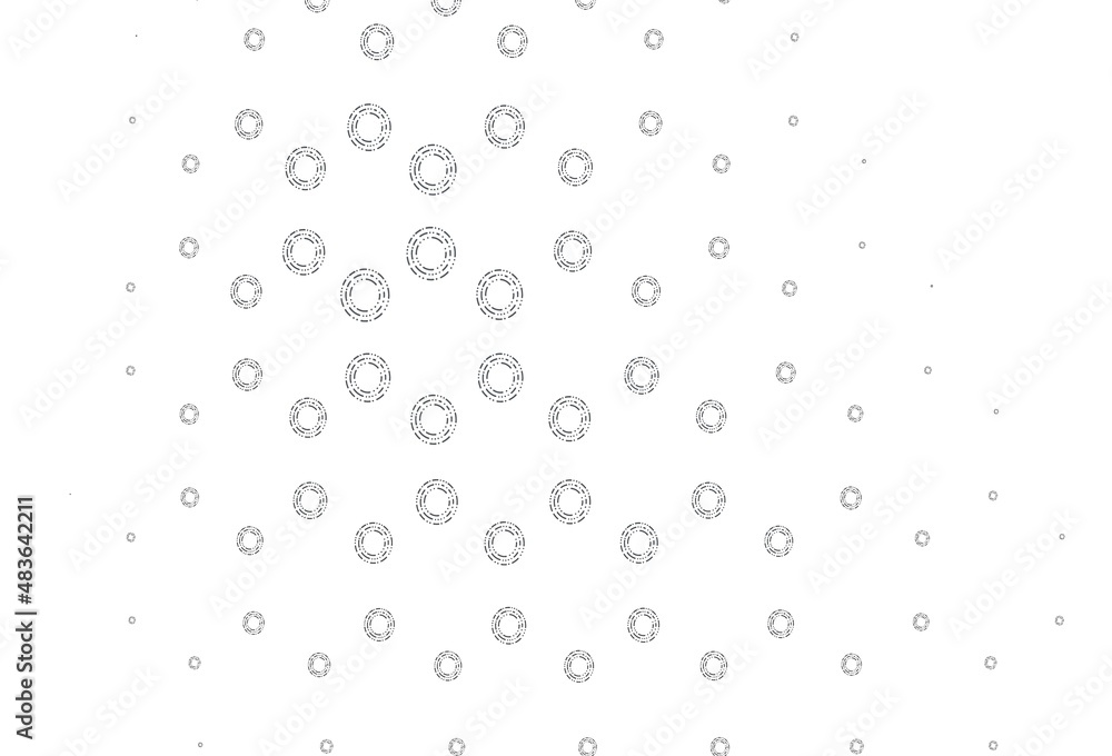 Light black vector backdrop with dots.