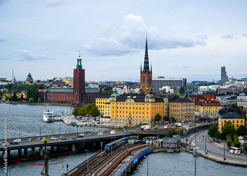 Szwecja, Sztokholm, Gamla Stan , Stare miasto - obrazy, fototapety, plakaty 