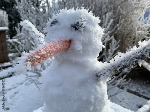 snowman in a snow © zwehren