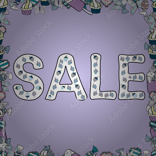 Seamless pattern super abstract cute and nice interesting picture.