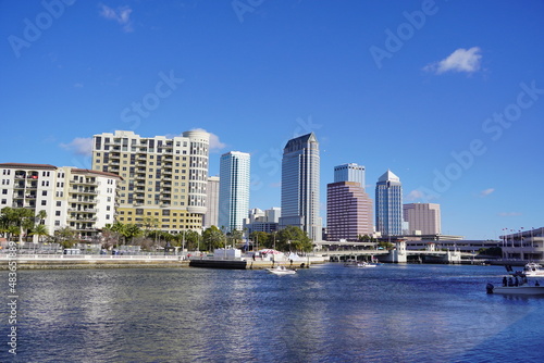 Beautiful Hillsborough bay bayshore waterfront house in Tampa, Florida © Feng