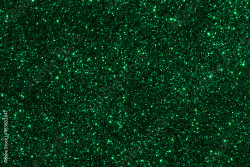 Emerald Glitter Particles Texture