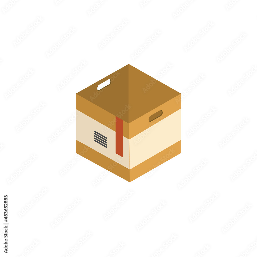 Obraz premium isometric box icon