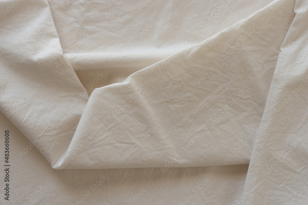 Obraz premium soft cotton (?) fabric viewed from above