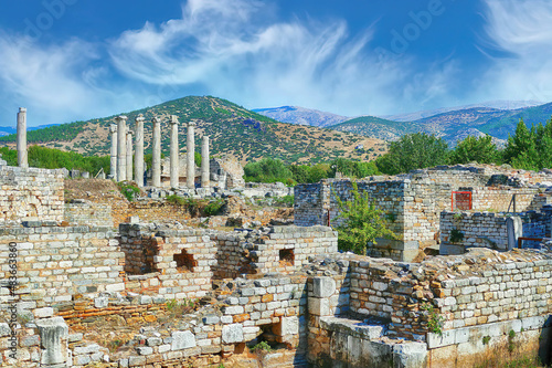 Ruins of the Roman Hadrianic Baths photo