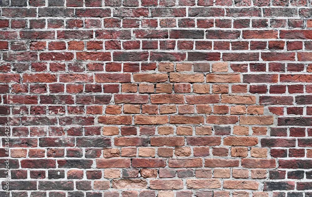 Obraz premium Decay brick wall surface background