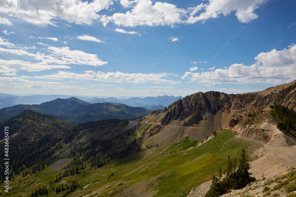 Fototapeta premium Mountain top summit