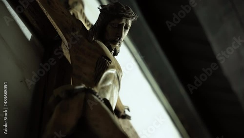 Close up of our lord Jesus Christ figure 