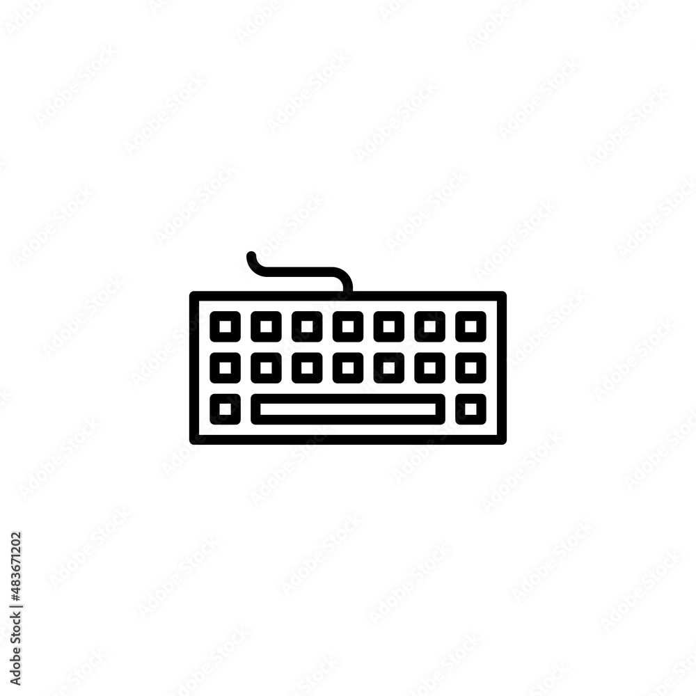 Keyboard icon. keyboard sign and symbol Keyboard icon. keyboard sign and symbol