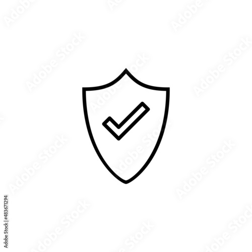 Free Download Shield check mark icon. Protection approve sign. Insurance icon - GFXLoad