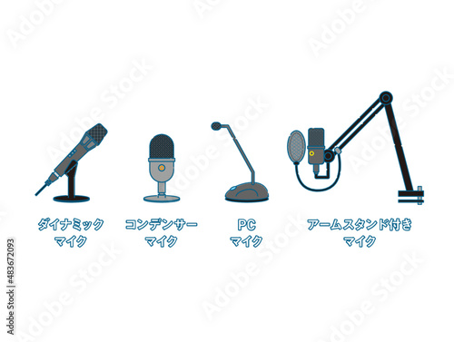 配信用マイクのセット