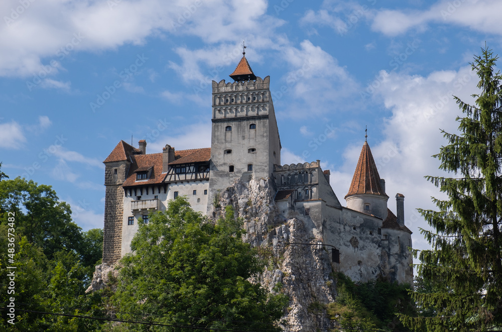 Bran Castle, Count Dracula's Castle, Brasov, Romania, the mythic place from where the legend of dracula emerged.