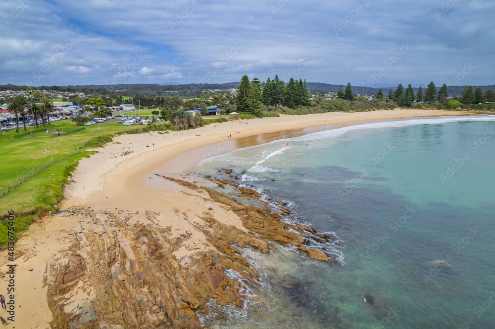 Morning views scenic seascape at Bermagui Morning views scenic seascape at Bermagui