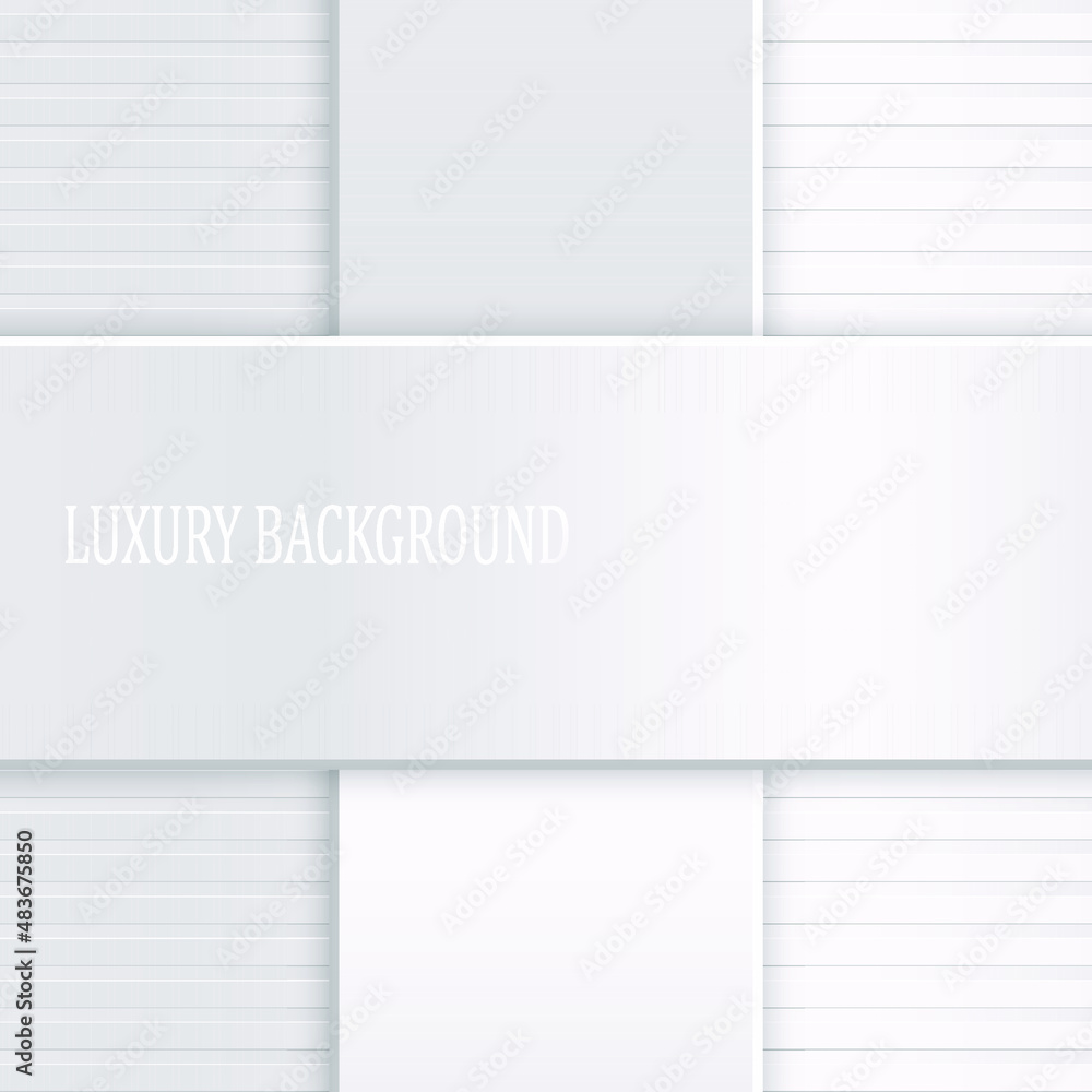 Fototapeta premium White luxury background. Vector illustration.