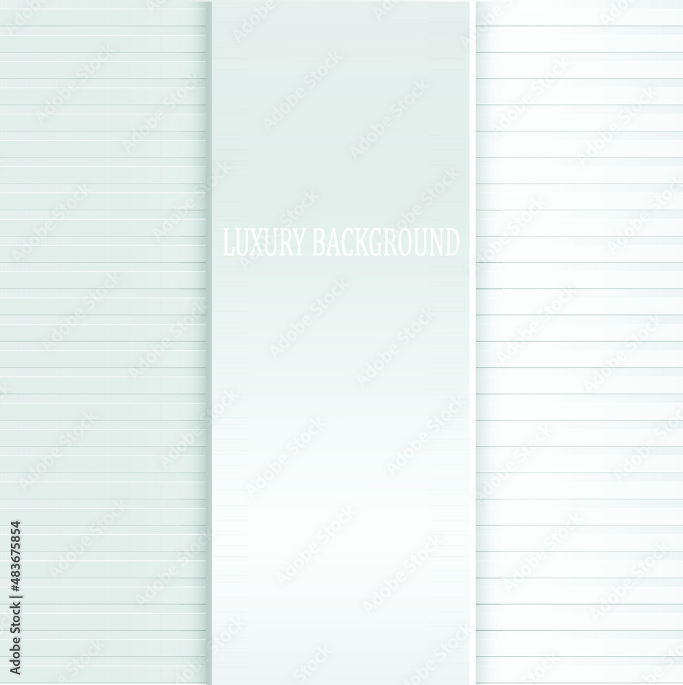 Naklejka premium White luxury background. Vector illustration.