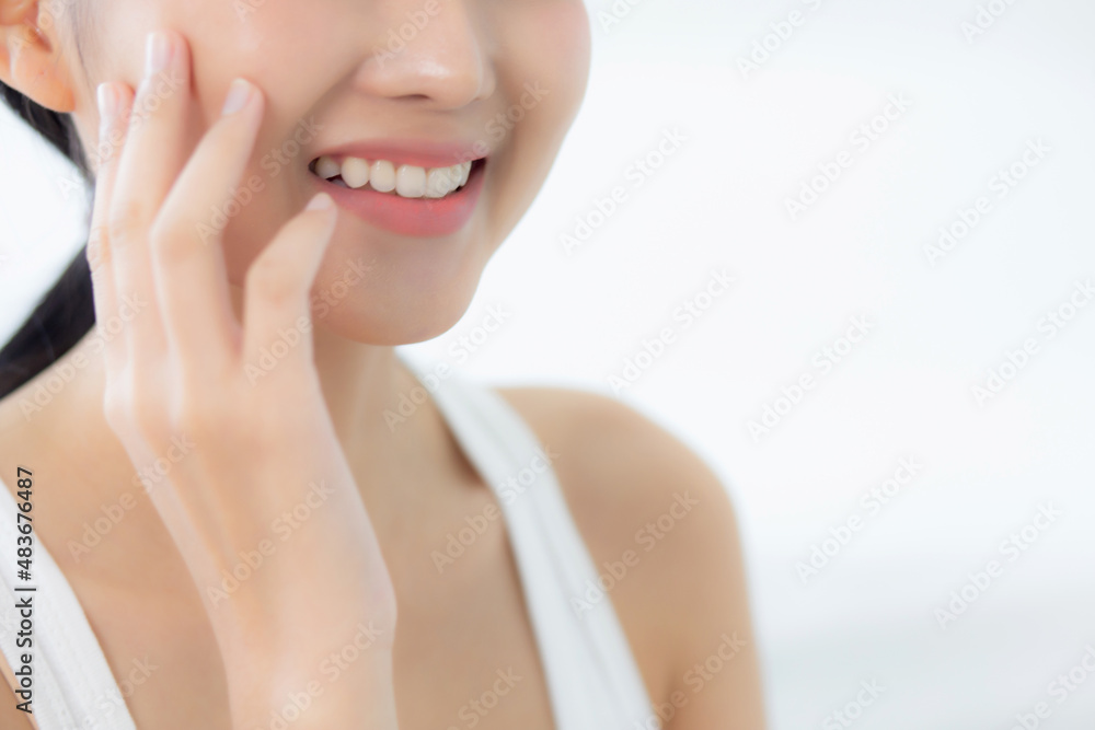 Closeup beautiful teeth of young asian woman with whitening, tooth and smile with fresh, dental and whitening, health and wellness, dentist and hygiene, expression with happy, mouth and lips. Closeup beautiful teeth of young asian woman with whitening, tooth and smile with fresh, dental and whitening, health and wellness, dentist and hygiene, expression with happy, mouth and lips.