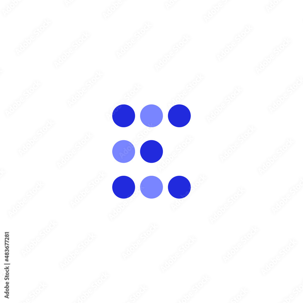 Initial letters E logo template design. Logo icon design template elements. Monogram. Simple vector sign illustration in a modern style. Initial letters E logo template design. Logo icon design template elements. Monogram. Simple vector sign illustration in a modern style.