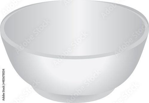 White ceramic gravy bowl