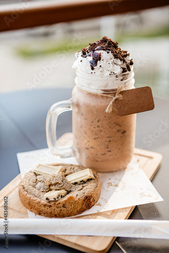 Café Gelado com Tag Cookie