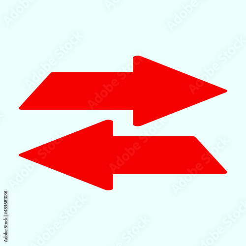 Red arrow icon vector EPS- 10 Free Download Red arrow icon vector EPS- 10 - GFXLoad