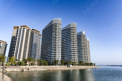 Architecture scenery of Haihua Island, Hainan Province, China photo