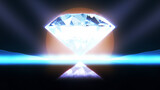 Abstract 3D Crystal Diamond Retro VJ loop Background