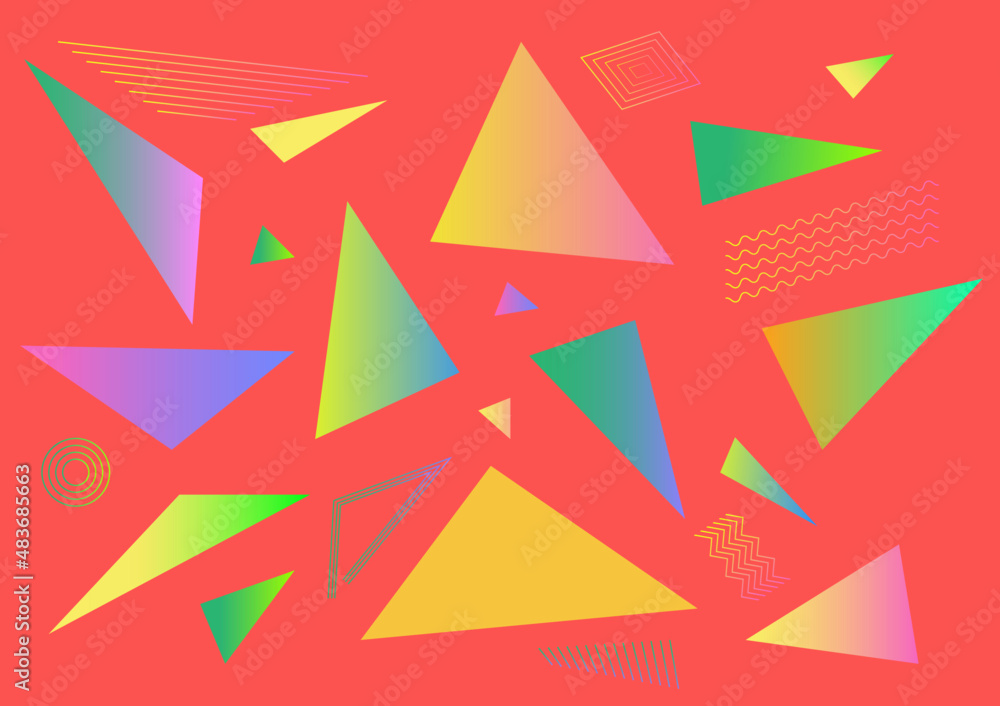 Abstract geometric background. Abstract geometric background.