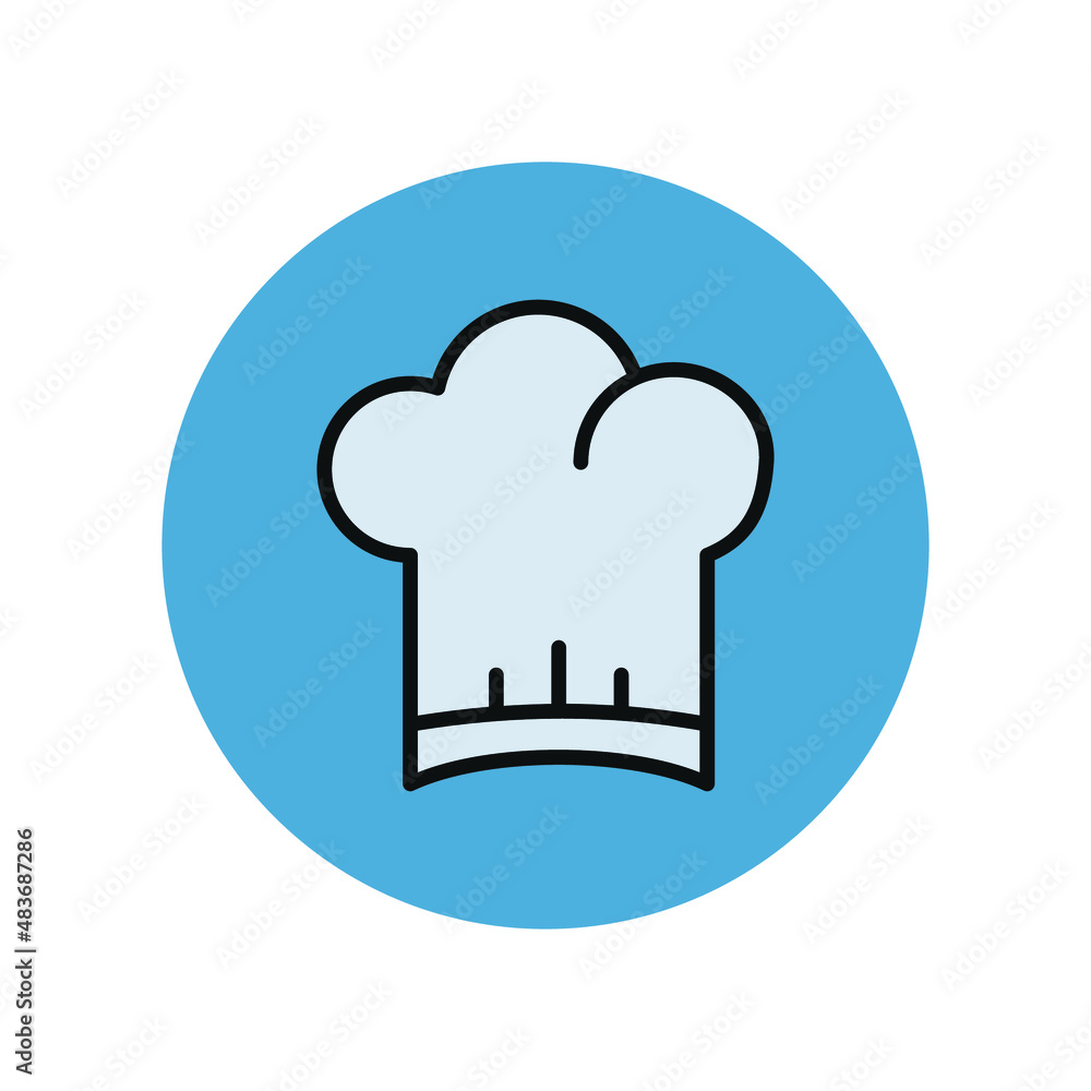 Chef cap Isolated Vector icon which can easily modify or edit
Chef cap Isolated Vector icon which can easily modify or edit
