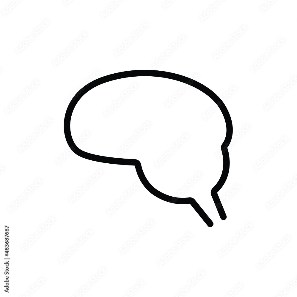 Brain thin icon vector isolated on white, human organ sign and symbol illustration. Brain thin icon vector isolated on white, human organ sign and symbol illustration.