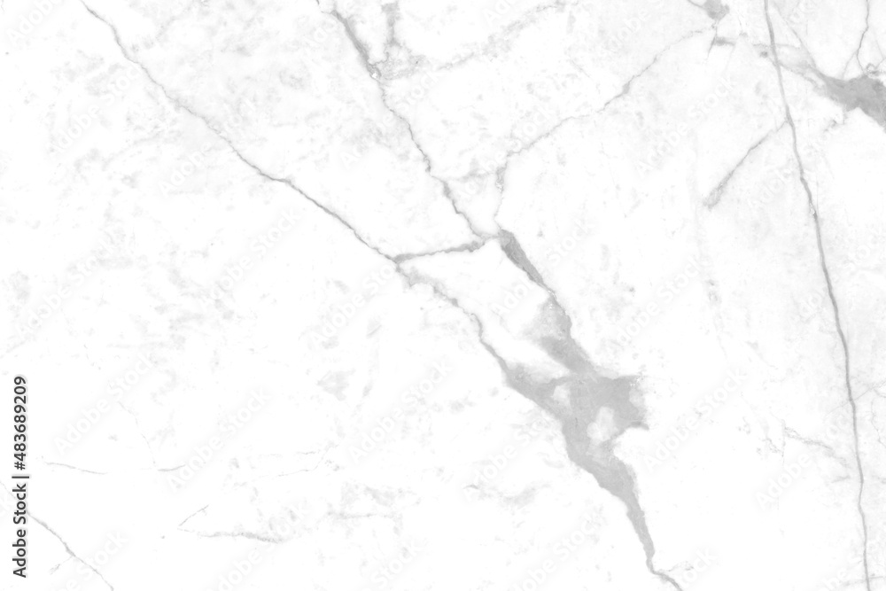 Obraz premium Marble granite white background wall surface black pattern.