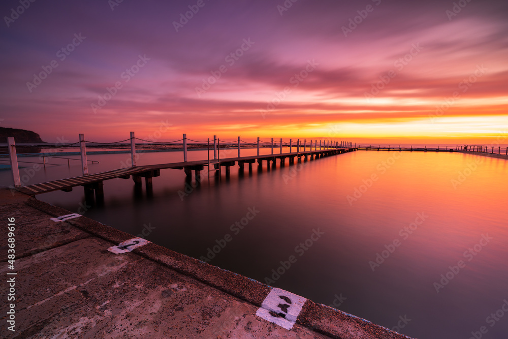 Fototapeta premium Ocean Pool Sunrise