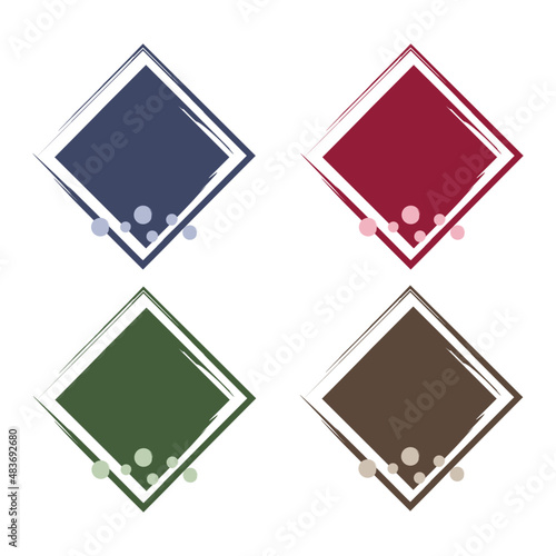 ひし形フレームセット