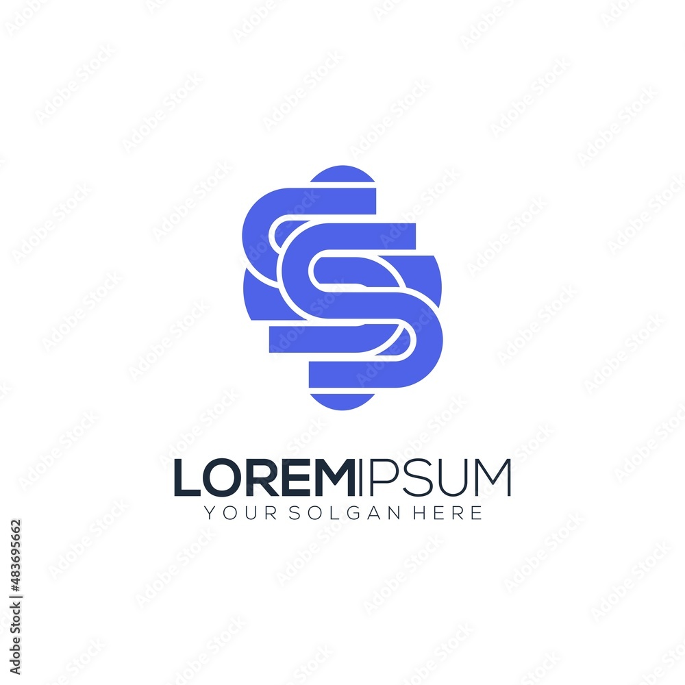 letter S logo template letter S logo template