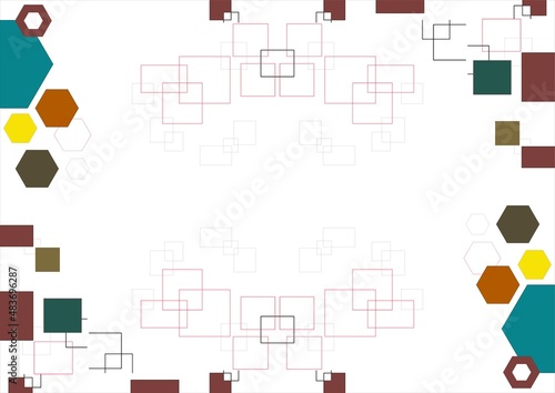 square vector pattern for background 