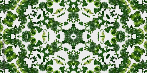 green leaves background