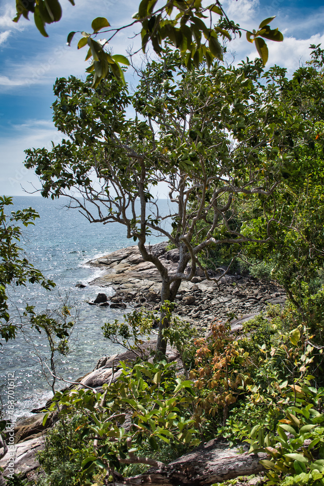 Seascape view of the beautiful Andaman sea around Koh Lipe island