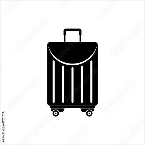 Suitcase Icon, Hard, Soft Case Luggage