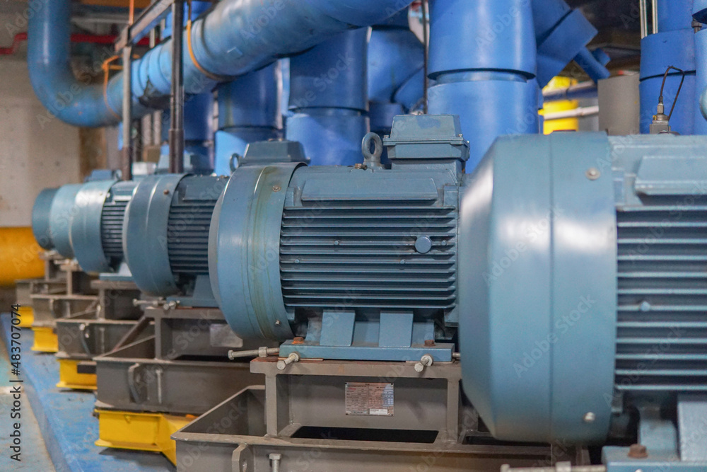Naklejka premium industrial air system