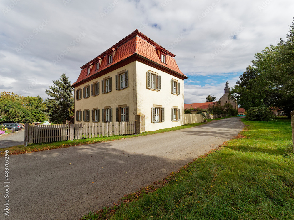 Ehemaliges Zisterzienserkloster Mariaburghausen bei Haßfurt, Landkreis Hassberge, Unterfranken, Franken, Bayern, Deutschland