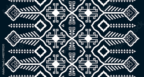 geometric vertical seamless pattern white abstract ethnic design Indigenous EP.30