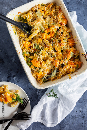 Chicken and Pumpkin Pasta Bake photo