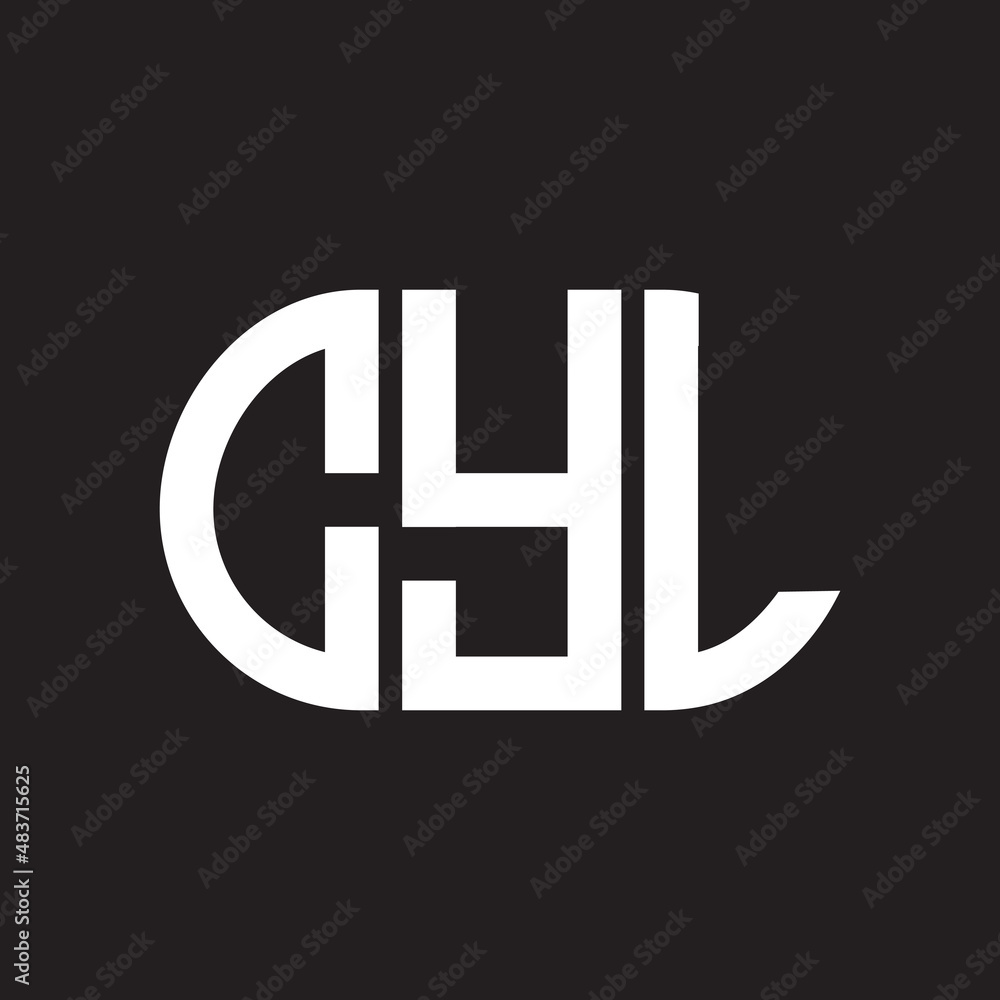 CYL letter logo design on black background. CYL creative initials letter logo concept. CYL letter design. CYL letter logo design on black background. CYL creative initials letter logo concept. CYL letter design.